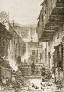Alley in Chinatown, San Francisco, California, from 